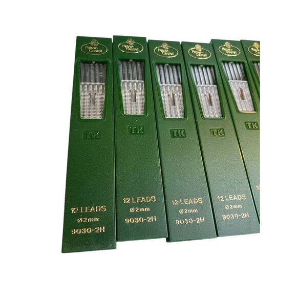 Faber-Castell 84 Drawing Leads (7 Packs of 12) 9030-2H Refills .2mm - Picture 2 of 6